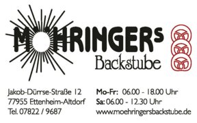 Anzeige Möhringers Backstube